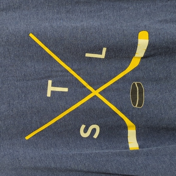 Arch Apparel Men's Short Sleeve Graphic St. Louis Hockey Tee Size XL - Picture 2 of 5